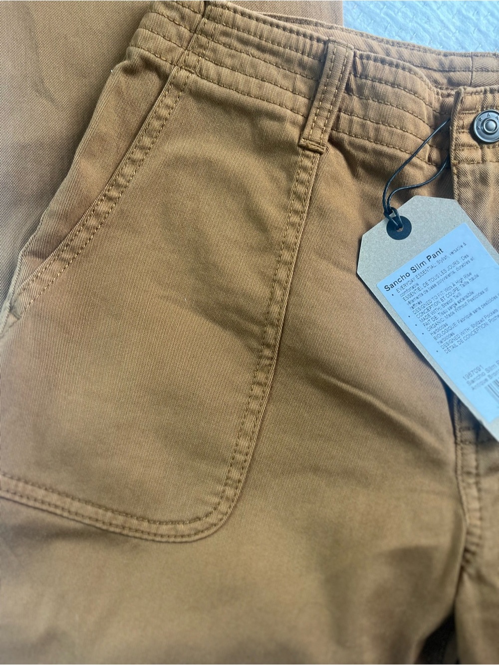 NEW prAna SANCHO SLIM PANT SZ 2 - Picture 4 of 4
